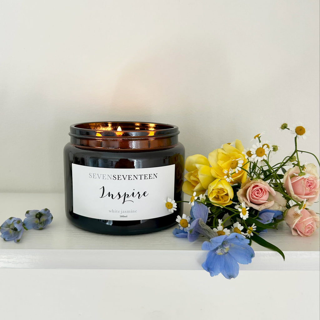 Inspire / White Jasmine Candle