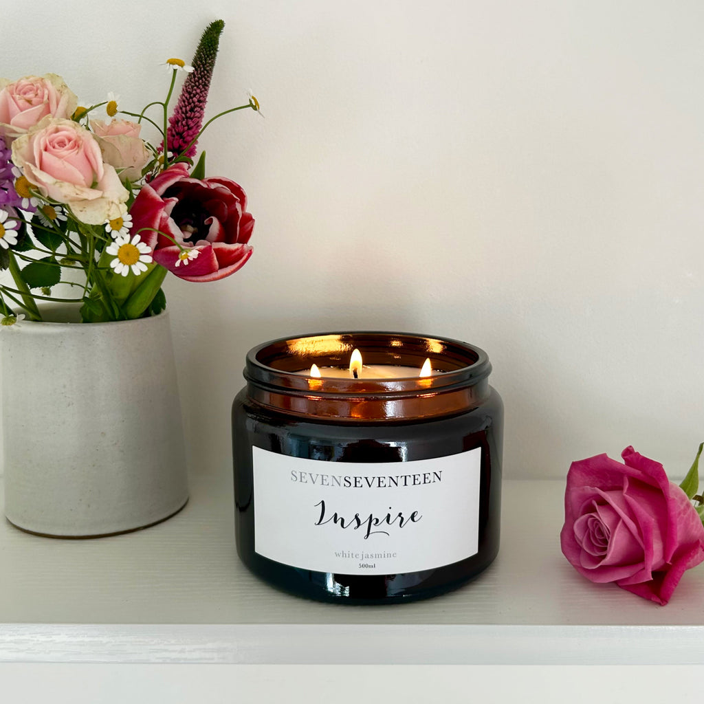 Inspire / White Jasmine Candle