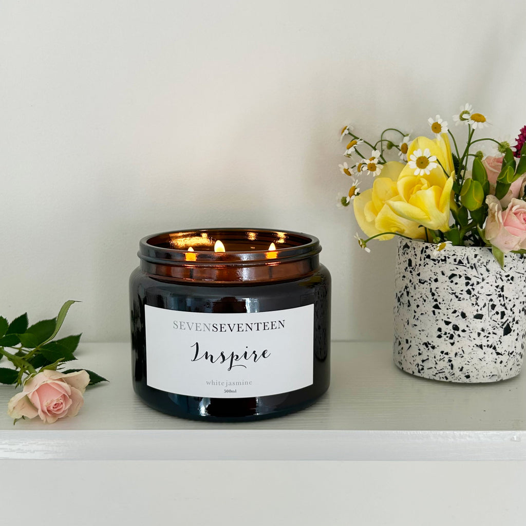 Inspire / White Jasmine Candle