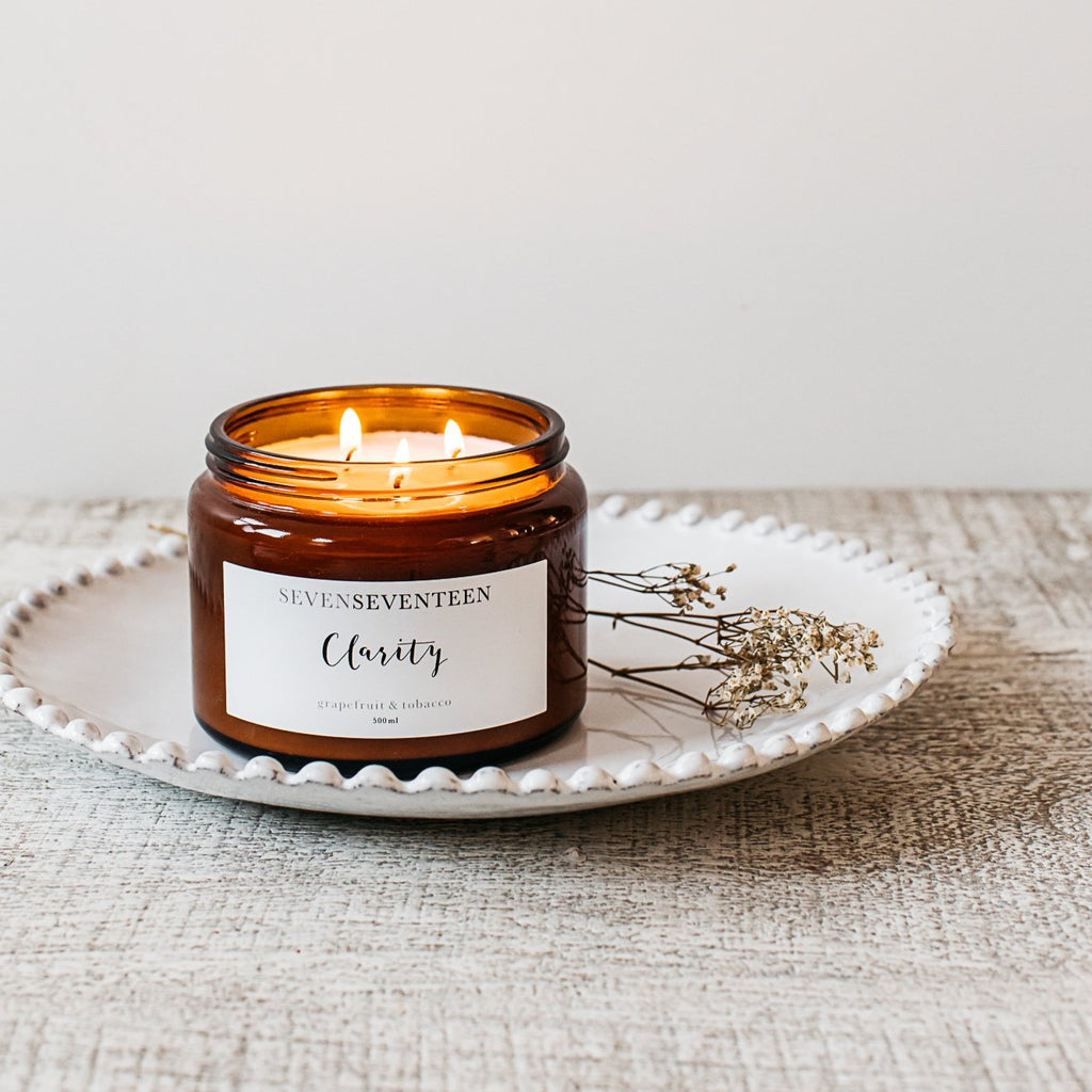 Clarity / Grapefruit & Tobacco Candle