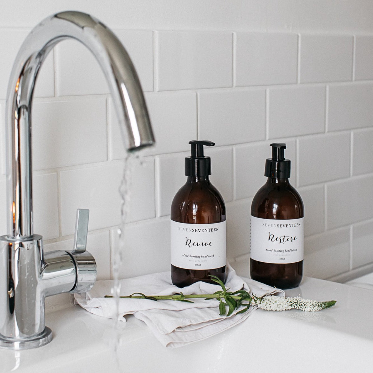 Restore / Rose Geranium Hand Lotion | Seven Seventeen